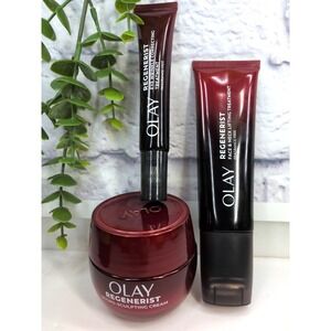 NEW 3🚨OLAY Regenerist Eye Wrinkle Correcting Treatment Face Neck Lifting Sculpt